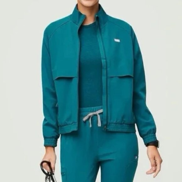 FIGS Sydney Technical Collection Jacket Limited Edition Pacific Blue Size Medium - Picture 1 of 14